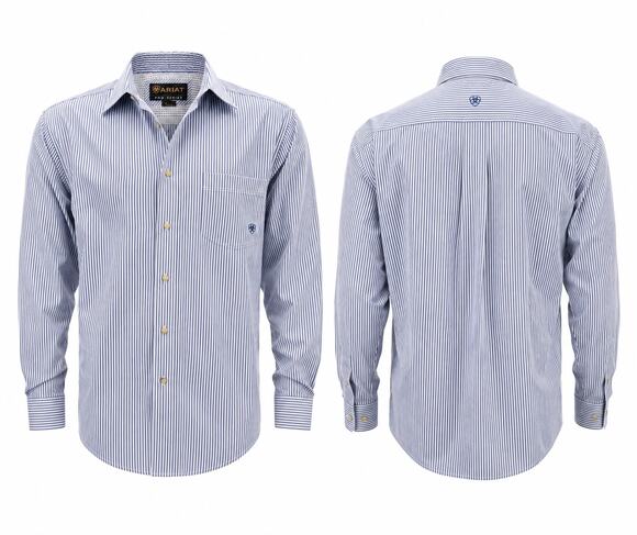 Ariat Other - Ariat Pro Series Striped Shirt M Western Cowboy